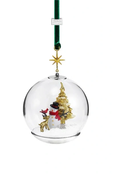Michael Aram Snowman And Friends Snow Globe Ornament In Multi