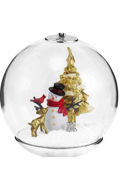 Michael Aram Snowman And Friends Snow Globe Ornament In Multi