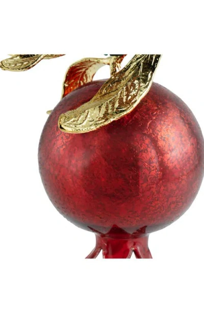 Michael Aram Pomegranate Glass Ornament In Red