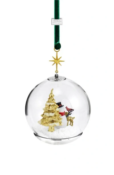 Michael Aram Snowman And Friends Snow Globe Ornament In Multi