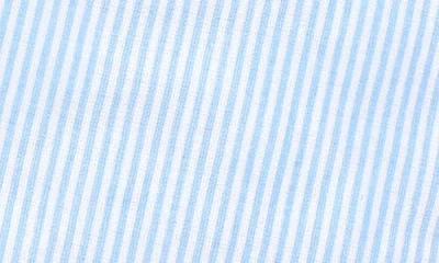 Weezie Set Of 2 Stripe Oven Mitts In Blue