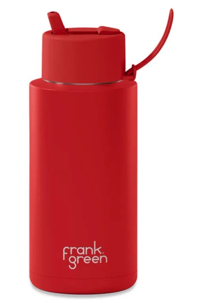 Frank Green 34-ounce Water Bottle In Red