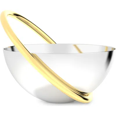 Anna New York Ring Nut Bowl In Metallic