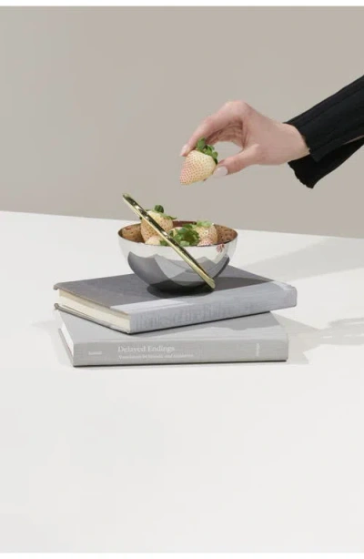 Anna New York Ring Nut Bowl In Metallic