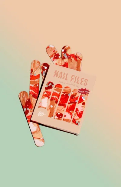 Glam & Grace Patterned Mini Nail File 10-piece Set