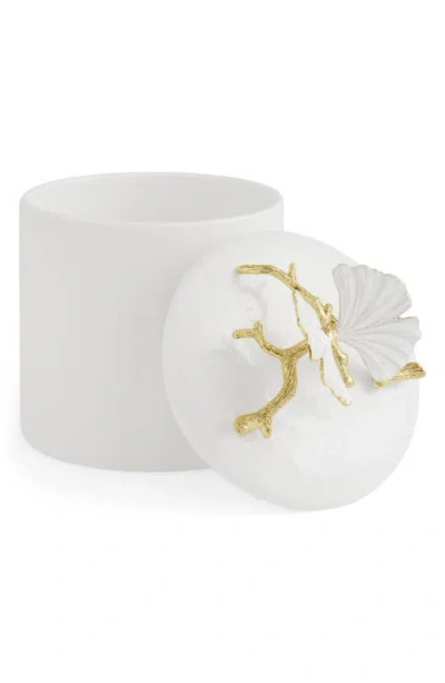 Michael Aram Butterfly Ginkgo Extra Small Canister In White
