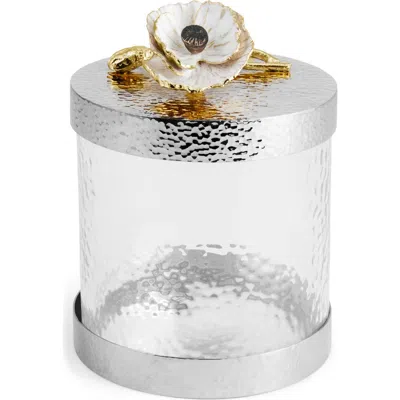 Michael Aram Anemone Extra Small Canister In Silver