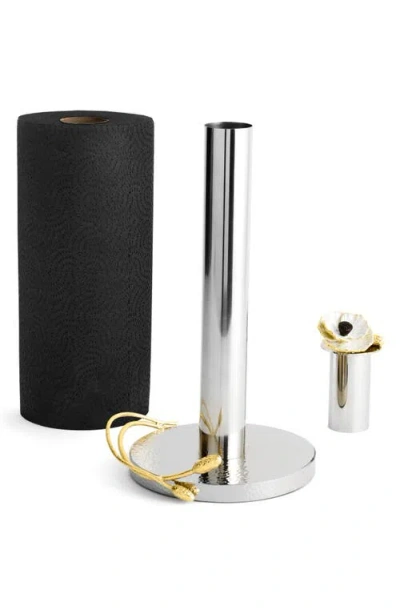 Michael Aram Anemone Paper Towel Holder In Black