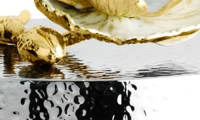 Michael Aram Anemone Small Canister In Silver