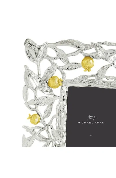 Michael Aram Pomegranate Convertible Easel Picture Frame In Silver