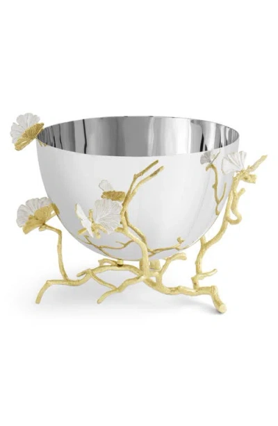 Michael Aram Butterfly Ginkgo Serving Bowl In Metallic