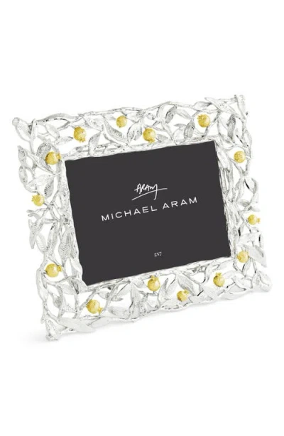 Michael Aram Pomegranate Convertible Easel Picture Frame In Silver