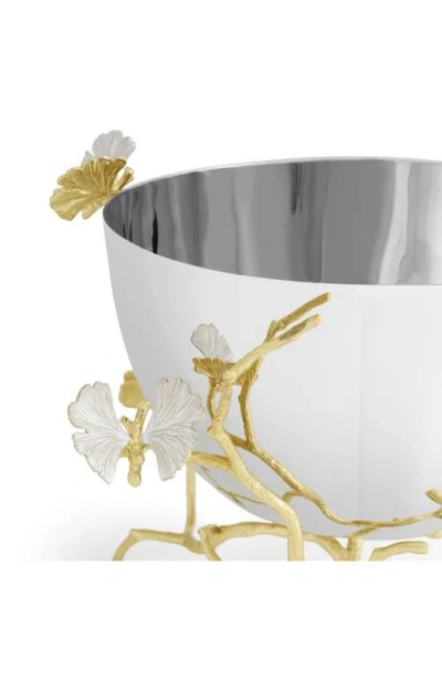 Michael Aram Butterfly Ginkgo Serving Bowl In Metallic