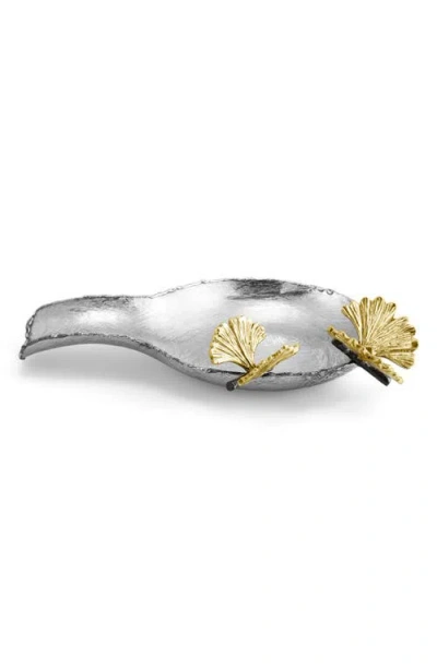 Michael Aram Butterfly Ginkgo Spoon Rest In Silver