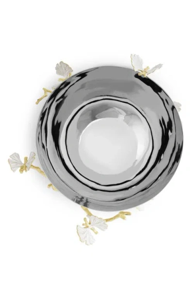 Michael Aram Butterfly Ginkgo Serving Bowl In Metallic
