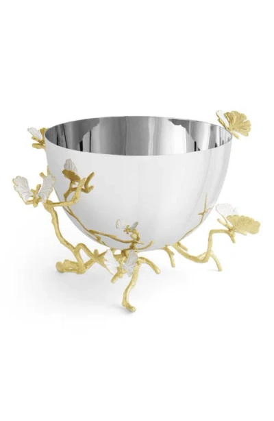 Michael Aram Butterfly Ginkgo Serving Bowl In Metallic
