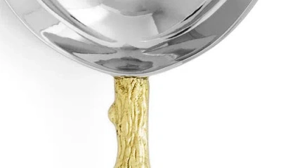 Michael Aram Butterfly Ginkgo White And Gold Serving Set In Gold