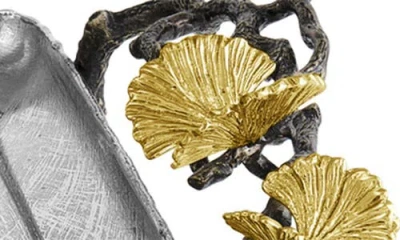 Michael Aram Butterfly Ginkgo Serving Tray In Metallic