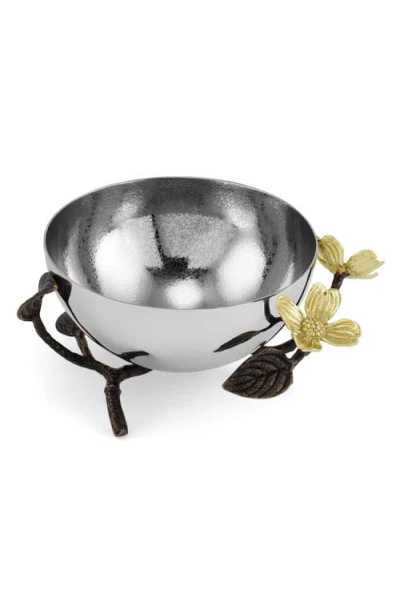 Michael Aram Dogwood Small Bowl In Silver