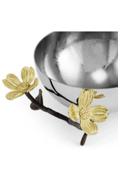 Michael Aram Dogwood Small Bowl In Silver