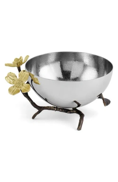 Michael Aram Dogwood Small Bowl In Silver