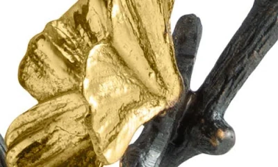 Michael Aram Butterfly Ginko Wine Stopper In Black