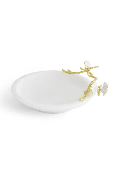 Michael Aram Butterfly Ginkgo Trinket Tray In White
