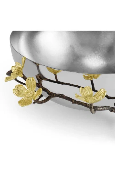 Michael Aram Dogwood Serving Bowl In Silver