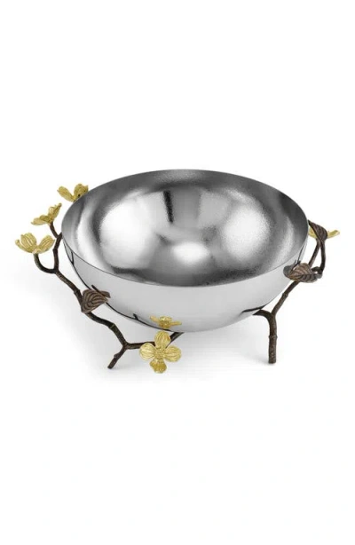 Michael Aram Dogwood Serving Bowl In Silver