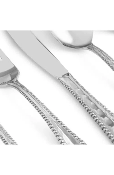 Michael Aram Molten 5-piece Flatware Set In Silver