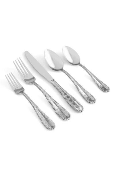 Michael Aram Molten 5-piece Flatware Set In Silver
