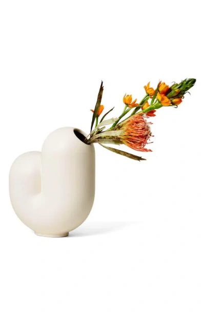 Areaware Kirby Ceramic Vase In White