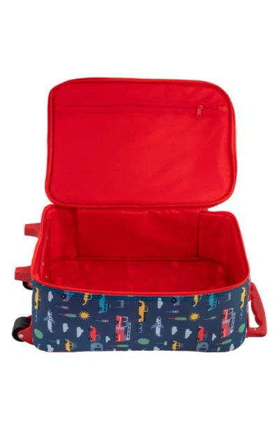 Stephen Joseph Kids' Print Rolling Luggage In Blue