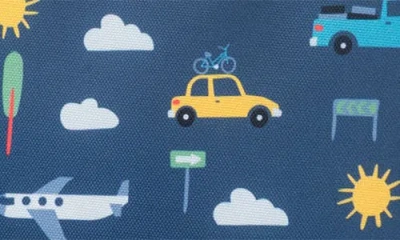 Stephen Joseph Kids' Print Rolling Luggage In Blue