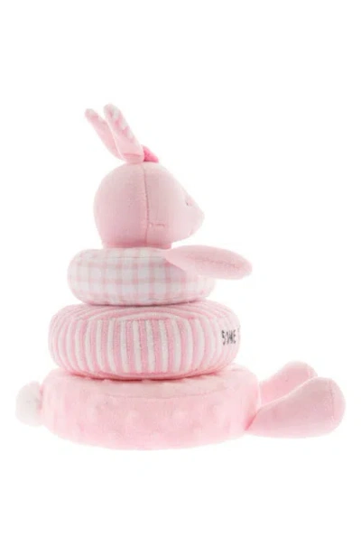 Stephen Joseph Stacking & Nesting Animal Toy In Pink