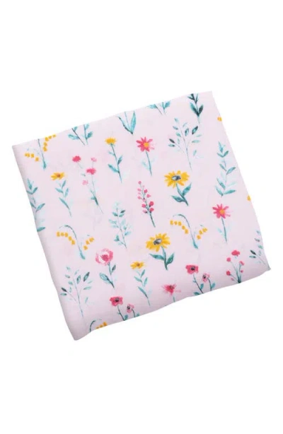 Stephen Joseph Set Of 3 Muslin Blankets In Pink