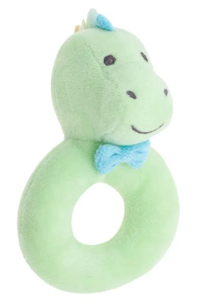 Stephen Joseph Animal Ring Rattle In Green
