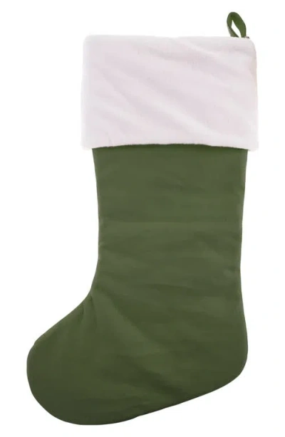 Stephen Joseph Embroidered Holiday Stocking In Multi