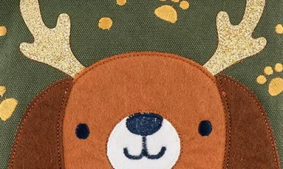 Stephen Joseph Embroidered Holiday Stocking In Multi