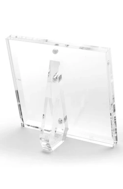 Tara Wilson Designs Beveled 4 X 4-inch Picture Frame In Transparent ...