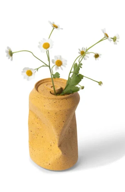 Pretti.cool Soda Can Vase In Yellow