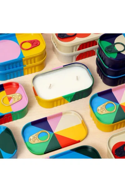 Block Design Season's Greetings Tinned Candle In Multi