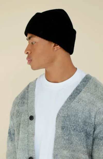 Arctic Fox & Co. Arctic Fox & Co The Embroidered Merino Wool Beanie In Black