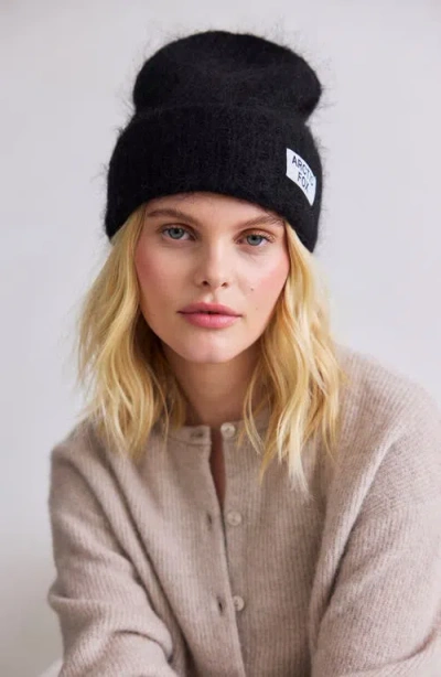 Arctic Fox & Co. Arctic Fox & Co The Mohair & Merino Wool Blend Beanie In Black