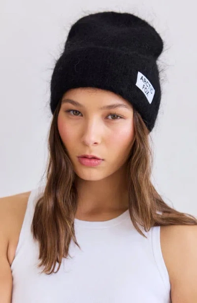 Arctic Fox & Co. Arctic Fox & Co The Mohair & Merino Wool Blend Beanie In Black