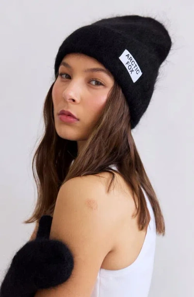 Arctic Fox & Co. Arctic Fox & Co The Mohair & Merino Wool Blend Beanie In Black
