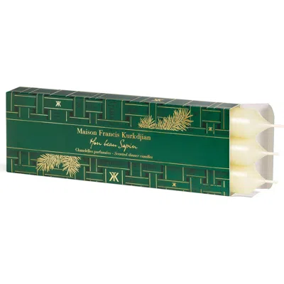 Maison Francis Kurkdjian Mon Beau Sapin Scented Dinner Candles Set In Neutral