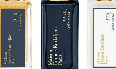 Maison Francis Kurkdjian 3-pc. Oud Satin Mood Eau De Parfum Ritual Gift Set In Transparent