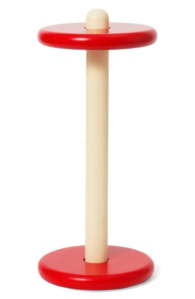 Areaware Spool Paper Towel Holder In Red