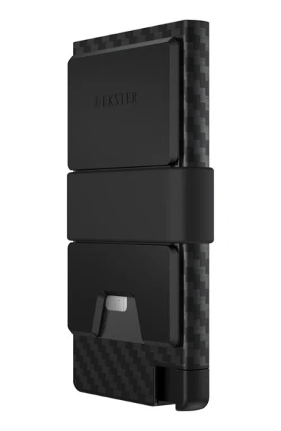 Ekster Pro Button Release Recycled Metal Card Holder In Black